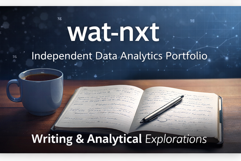 WAT-NXT Founder Writing & Analytical explorations representative visual